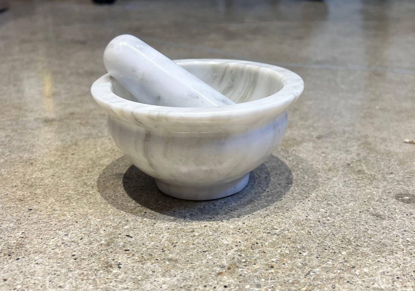 Marble Mortar and Pestle