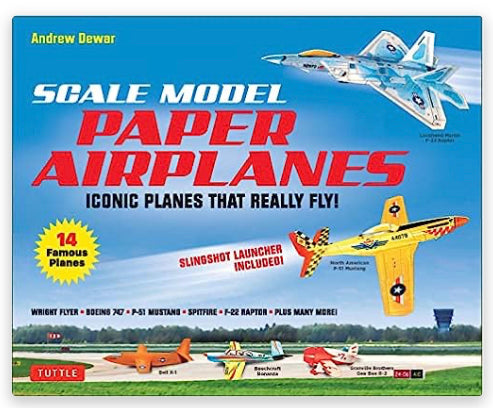 Scale Model Paper Airplanes Kit