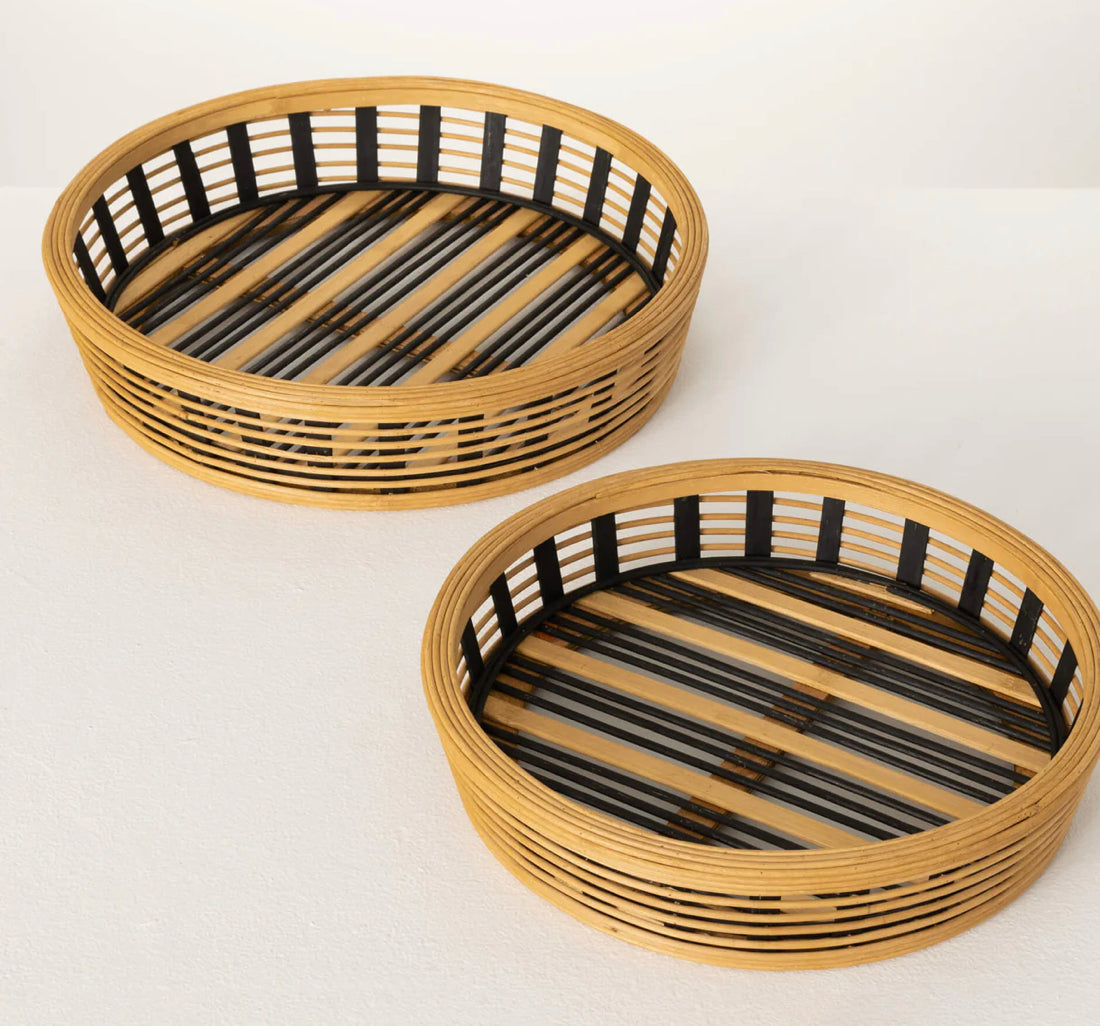 Two Toned Bamboo Tray