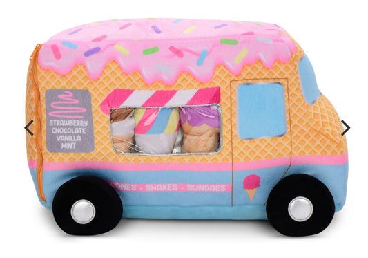 I Scream You Scream Truck Packaging Fleece Plush