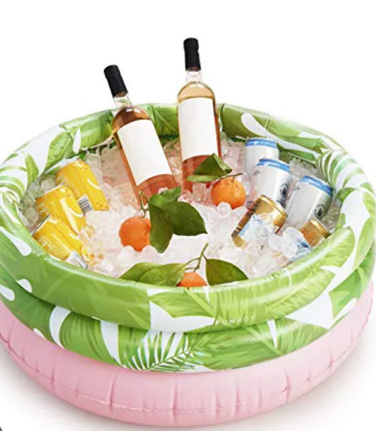 Tropical Palm Pool Drink Cooler