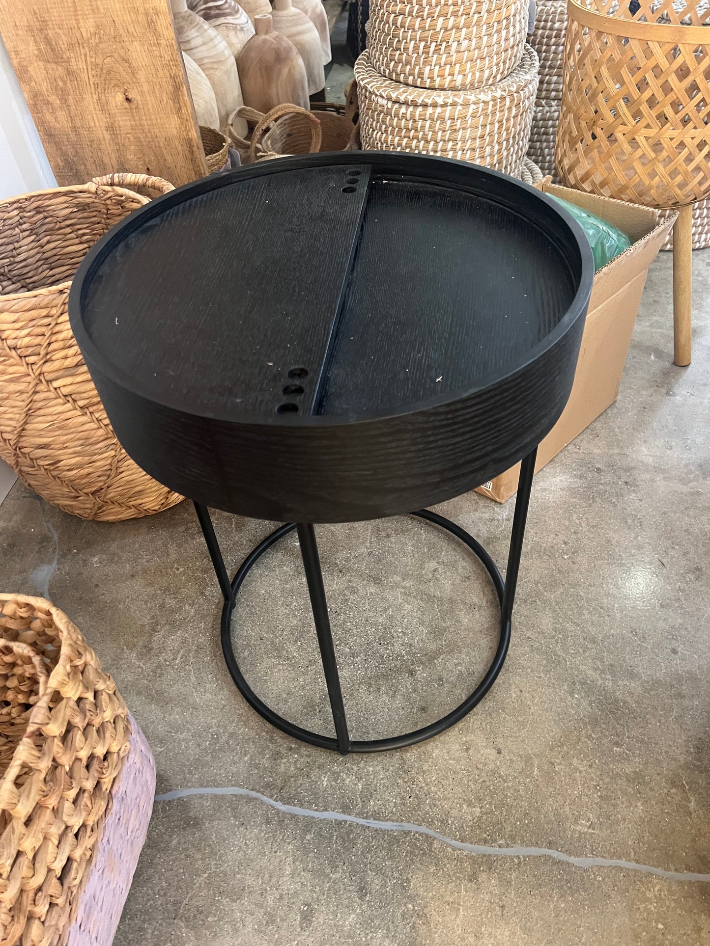 Modern Black Side Table