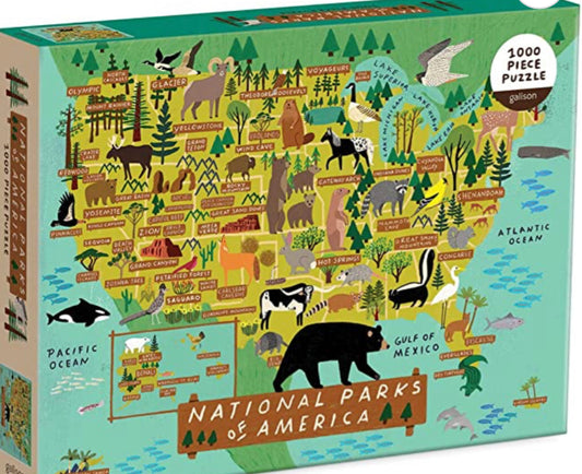 Galison National Parks of America Puzzle