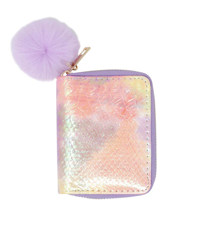 Shiny Tie Dye Scale Wallet