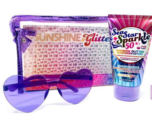 Seastar Sparkle Travel Gift Set with Sunscreen