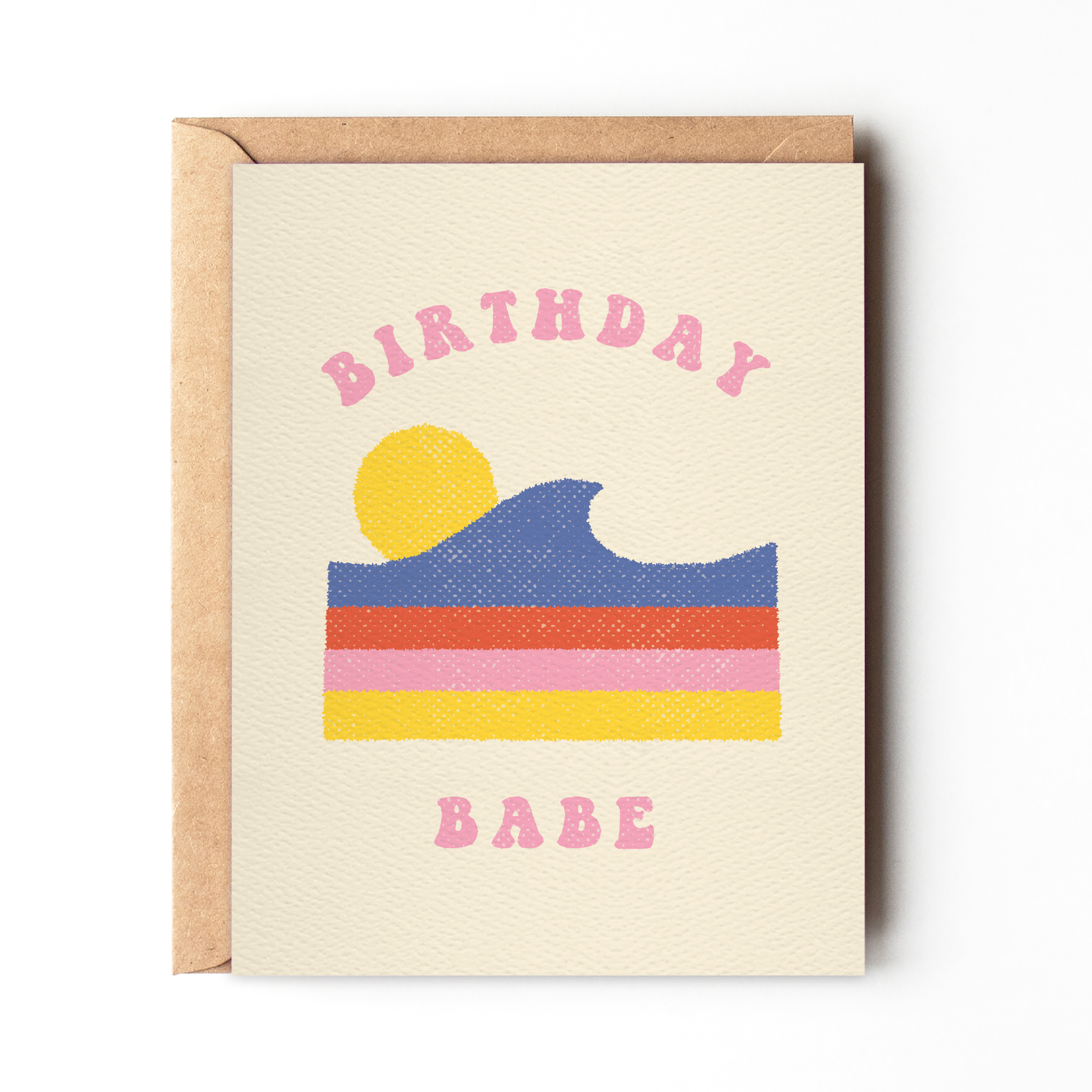 Birthday Babe Surf Card