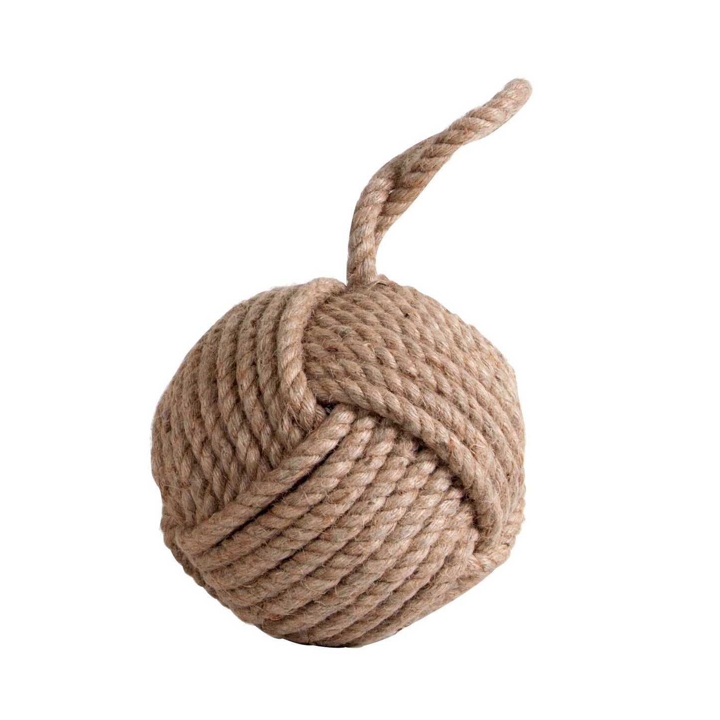 Rope Knot Doorstop in Sisal