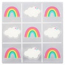 Rainbow Lucite Tic Tac Toe