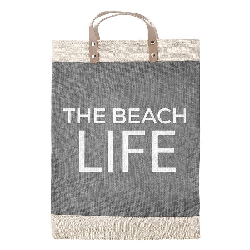 Face to Face Grey Market Tote - Beach Life