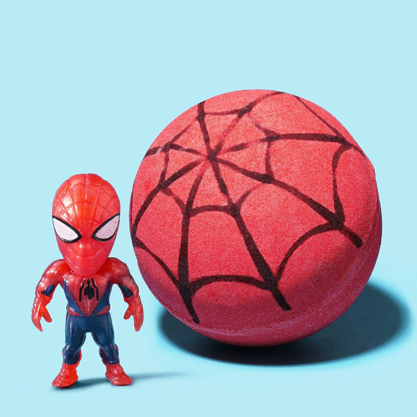 Web Shooter Comic Hero Bath Bomb With Surprise Toy Inside