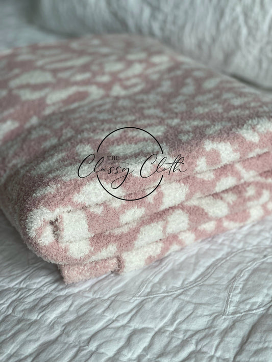 Luxe Blanket - Pink Leopard RTS