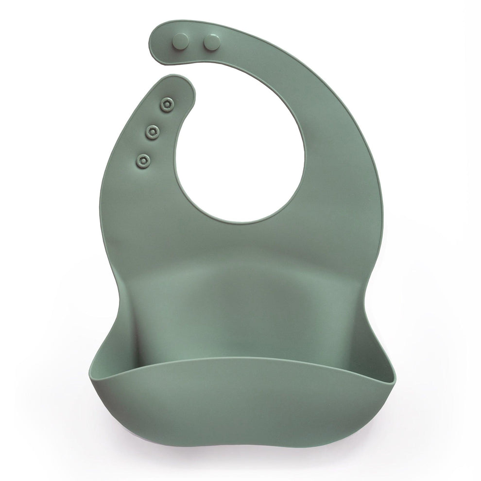 Cole & Gwen Silicone Bib with Snaps