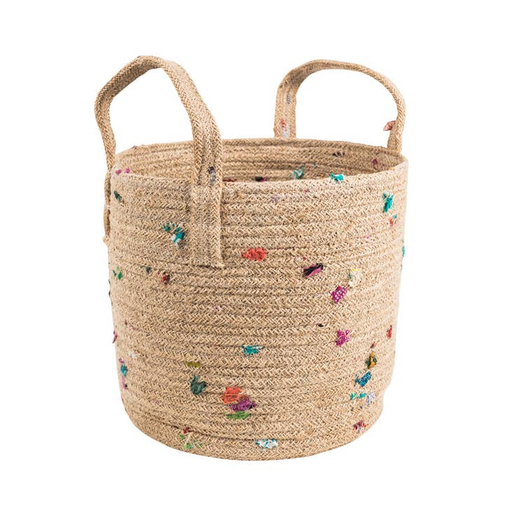 Confetti Jute Basket