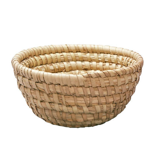 Handwoven Grass Basket Bowl Small