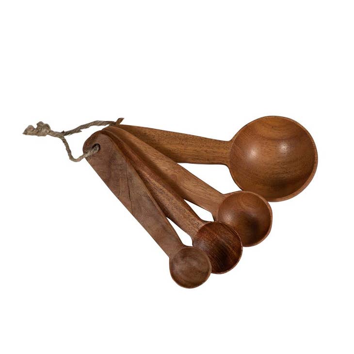 Wood Measuring Spoon Set