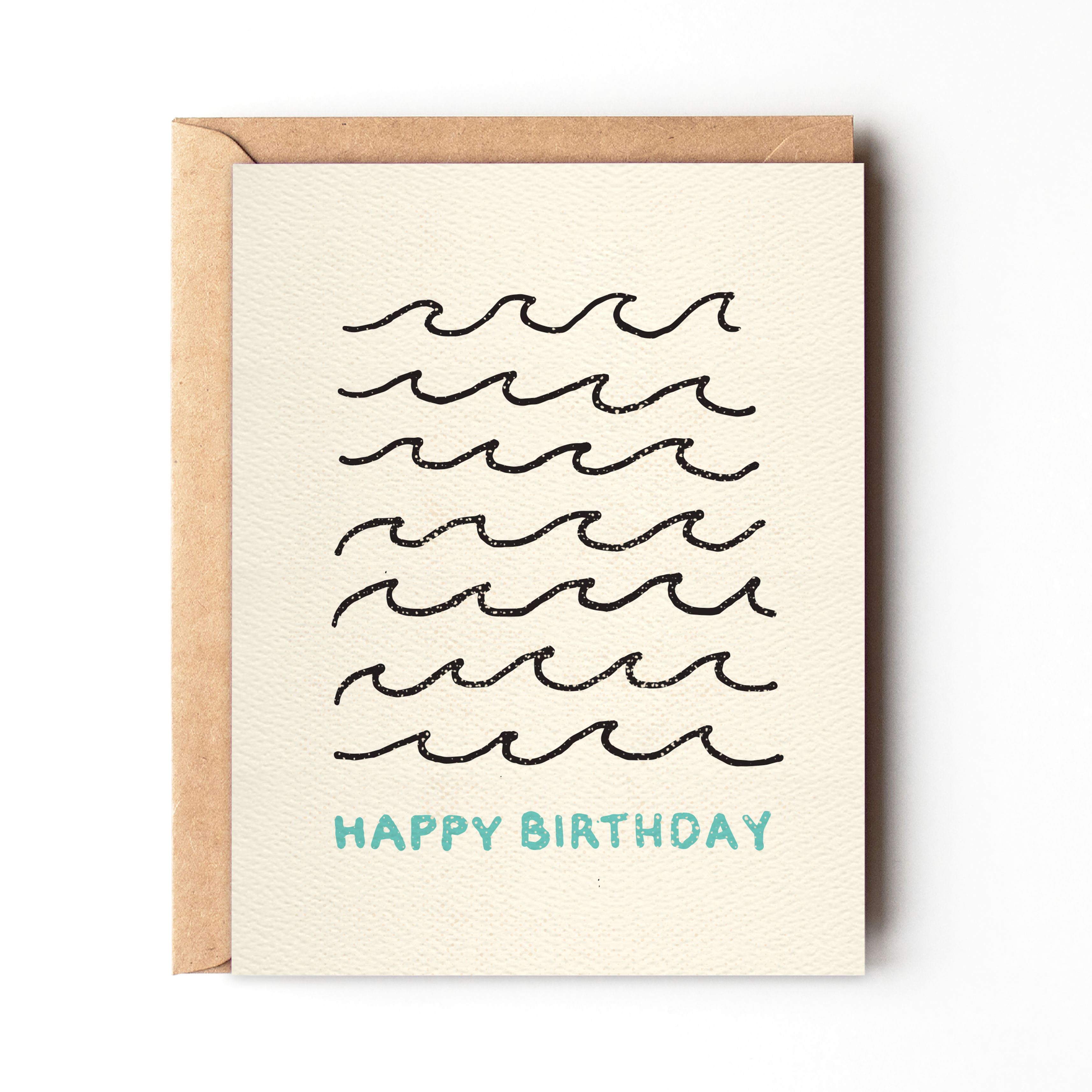 Happy Birthday Wave Card