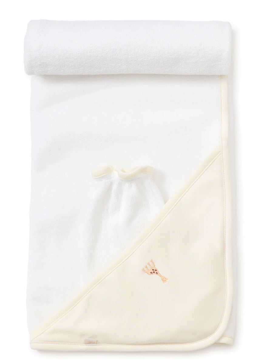 Kissy Sophie la Girafe Towel with Mittens