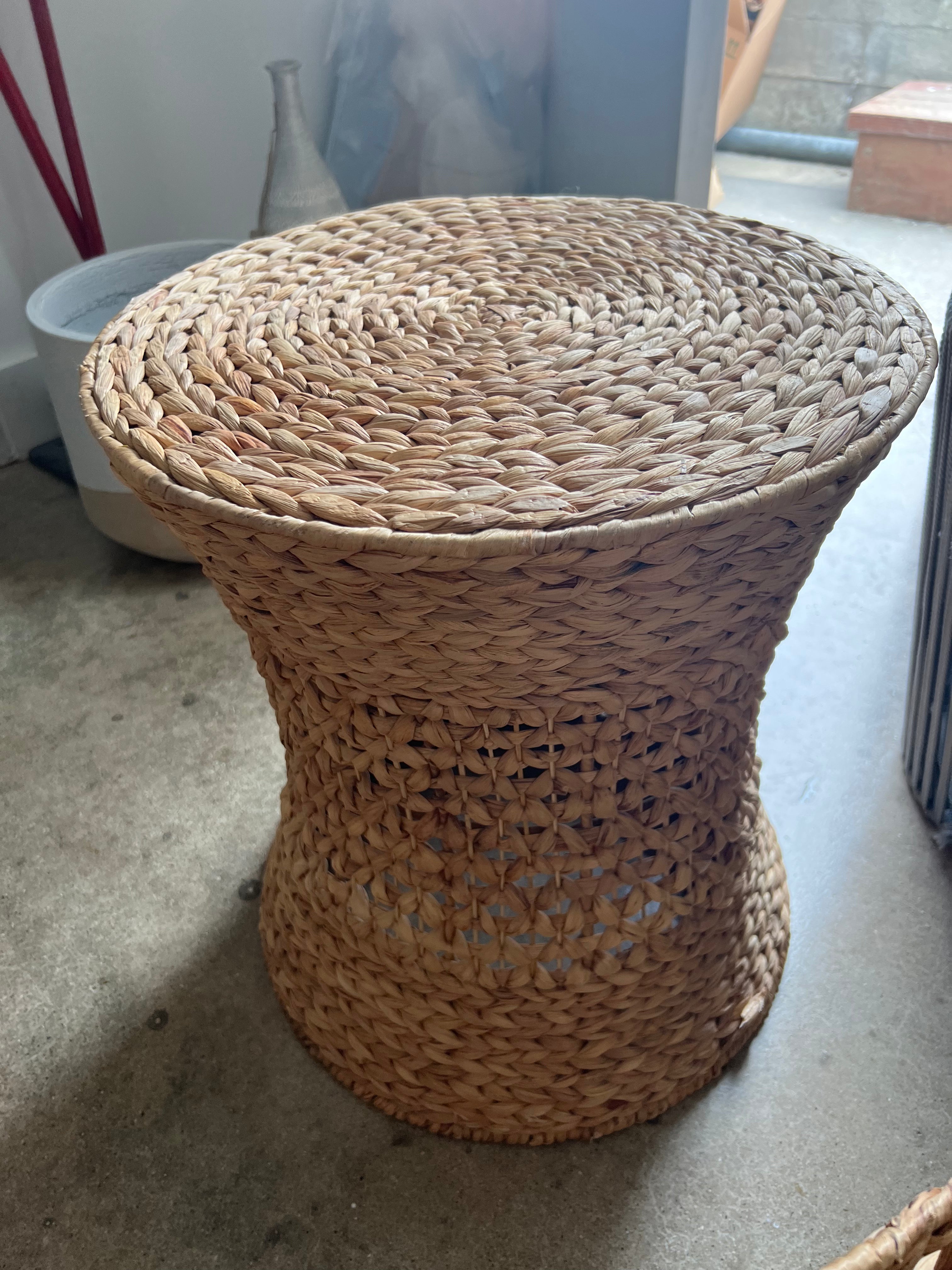 Wicker Side Table
